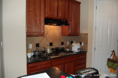 Home Staging Austin TX Before Picture of Kitchen